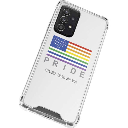 6-26 The Day Love Won Galaxy A72 5G Clear Case